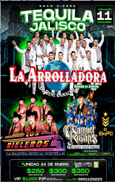 ARROLLADORA TEQUILA 2024